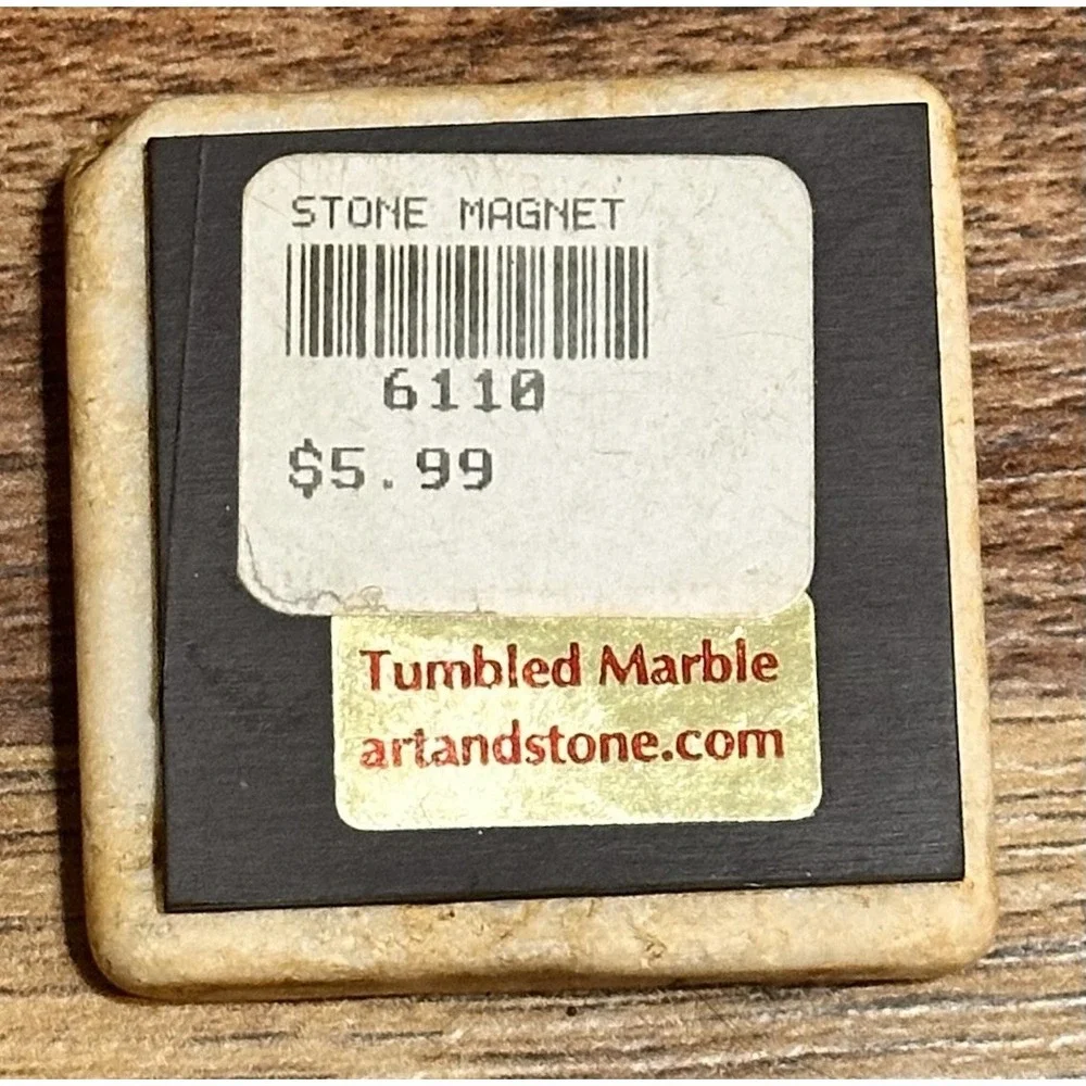 Vintage‎ Behringer Family Winery marble fridge magnet 1998